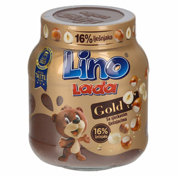 MLEČNO KREMNI NAMAZ S SESEKLJANIMI LEŠNIKI LINO LADA GOLD, PODRAVKA, 650G