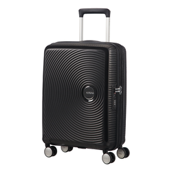 Kabinski kovček spinner SoundBox (razširljiv) - 55 cm - Bass Black
