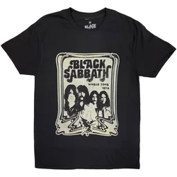 Black Sabbath World Tour 1978 Black XL Majica