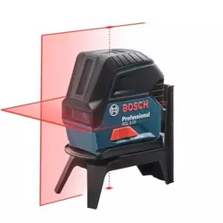 BOSCH Kombinovani laser 15m sa dve linije i dve tačke GCL 2-15/ magnetni nosač sa štipaljkom/ kofer