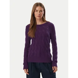 Tommy Hilfiger Pulover WW0WW43586 Vijolična Regular Fit
