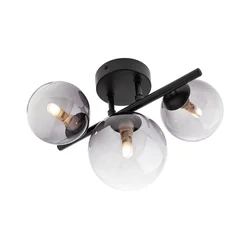 Redo 01-3988 - Plafonski luster ASTRA 3xG9/8W/230V crni