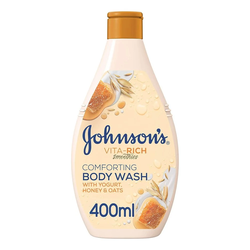 DžONSONS gel za tuširanje sa ?ogurtom, medom i ovsenim pahuljicama, 400 ml