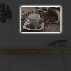 Wallity Slika sa LED osvetljenjem 4570KDACT-009, 45x70 cm