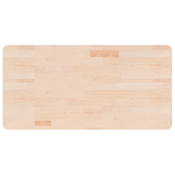 Kupaonska radna ploča 100x50x1,5 cm netretirano masivno drvo