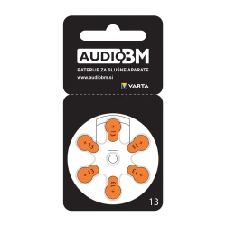 Baterije Za Slušne Aparate Varta - Audio Bm, Tip 13, 6 Kos