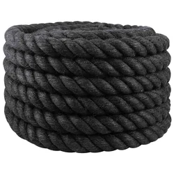 Uže od jute 40 Crna 100% Juta Tossa