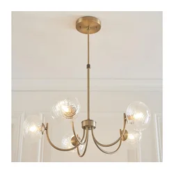 Endon 119210 - Luster na stalku HAGUE 5xG9/5W/230V mesing