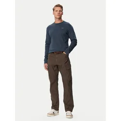G-STAR Majica z dolgimi rokavi True D30082-D976 Mornarsko modra Regular Fit