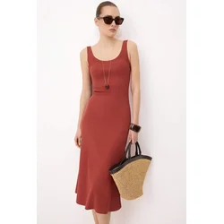 Trendyol Milla Ženska haljina Twoss26El00462, Bordo