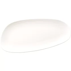 Bonna plitev krožnik Vago 36x17 cm, bel (12 kos)