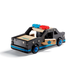 Stanley Jr. OK096-SY Gradbeni set, policijski avto, les