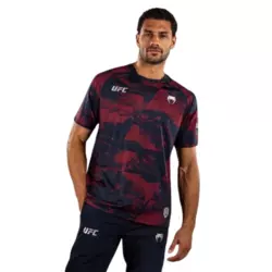 Venum Majica UFC Zenith Authentic Fight Week, Dry Tech, Maskirna, Crveno-crna