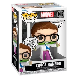 Vinilna figurica Funko Pop! Marvel - Bruce Banner (Dont Make Me Angry) #1417 s premično glavo