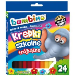 Bambino trikotne barvice, 24 barv
