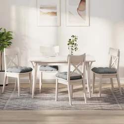 Jastučići za sjedenje 4 pcs Oblačnosiva 40 x 40 x 12 cm tkanina
