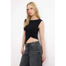 Trendyol Milla Ženska bluza, Crna