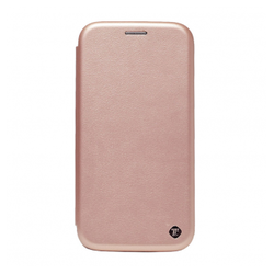 Maska na preklop Teracell Flip Premium za Samsung Note 20/N980F roze zlatna