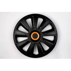 CAR 888 ACCESSORIES Univerzalne Ratkapne 15 Black/Orange Abs Set