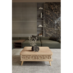 Hanah Home Sto za dnevnu sobu Ottowa Ada 90x38x60 cm, Bež