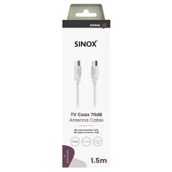 Antenski kabel SINOX SOV09002 1,5 m 70 dB