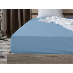 Jersey rjuha BASIC svetlo modra 180 x 200 cm