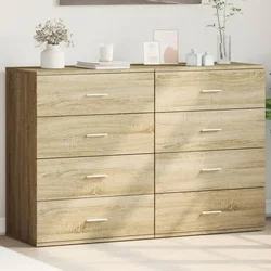 Komoda 2 kom boja hrasta sonome 60x39x80 cm konstruiranog drva