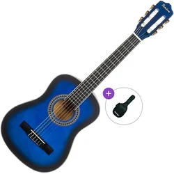 Pasadena PC-10-1/2 Basic SET Blue Burst Polovična klasična kitara za otroke
