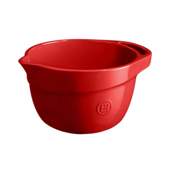 Ceramic mixing bowl, 22cm/3.5L, Burgundy - Emile Henry