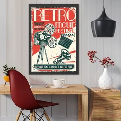 Wallity Uramljena slika Retro Movie, 40x55 cm