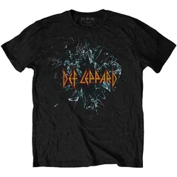 Def Leppard Majica Shatter Unisex Black M
