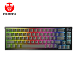 FANTECH Gaming mehanička tastatura MK858 MAXFIT67 (beli switch) crna