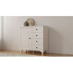 Hanah Home Komoda Rb-044-01, 87x87x43 cm, Bela