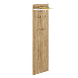 KONDELA Viseči panel Rioma Tip 19 - hrast artisan/bel