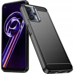 Carbon Case ovitek za Realme 9 Pro - črn