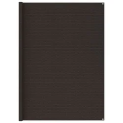 Vidaxl Preproga za šotor 250x250 cm rjava
