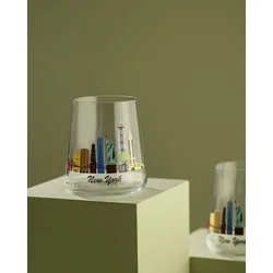 Madame Coco Set Čaša New York City, 2 komada, 420ml, Providni