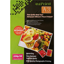 Foto papir Glossy InkJet A3, 20 listov, 230g