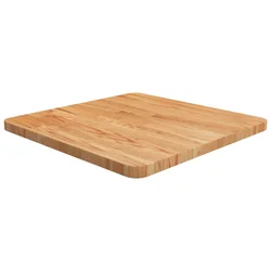 Četvrtasta stolna ploča svjetlosmeđa 50x50x2,5 cm od hrastovine