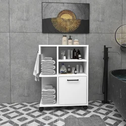 Hanah Home Višenamenska komoda Rebusa, 80.9 x60 x35 cm, Bela