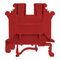DE Rdeč vijačni konektor za tračnico 10 mm2 1P VDE UL 7358
