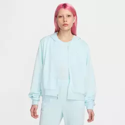 Nike W NSW NK CHLL FT FZ HDY, ženska jakna, plava FN2415