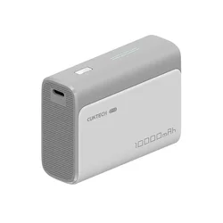 Prenosna baterija 10000mAh USB-A USB-C 30W - siva