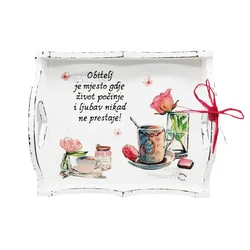 Poklon za prijateljicu, kumu, mamu, sestru...  Poslužavnik    Š16012