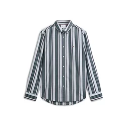 TOMMY HILFIGER Srajca  smaragd / meta / bela