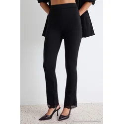 Trendyol ženski pantalone Twoaw27Ta00004, crna