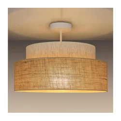 Plafonski luster BOHO 1xE27/60W/230V, prečnik 40 cm, krem/bež