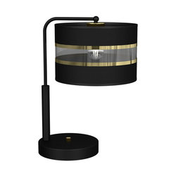 Stona lampa ULTIMO 1xE27/60W/230V crna