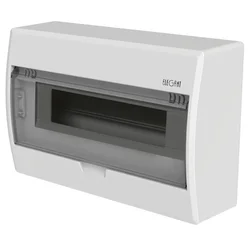 Nadometna razdelilna omarica ELEGANT tip: EP 1/12 modularna številka 12 IP40 sponka