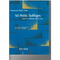 TOSTI:50 PETITS SOLFEGES